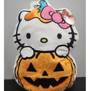 Hello Kitty in a Halloween Pumpkin Pillow - NWT